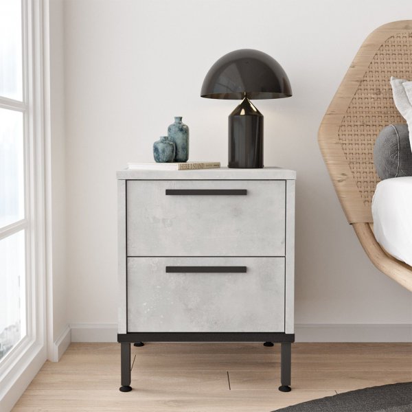 Luvio s�ngbord 24 - Silver/svart