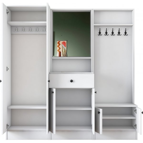 Mendy hallmöbel - Vit Mendy hallmöbel - Vit