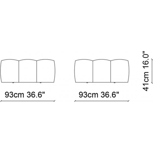 Chocolate puff square - Brun Chocolate puff square - Brun