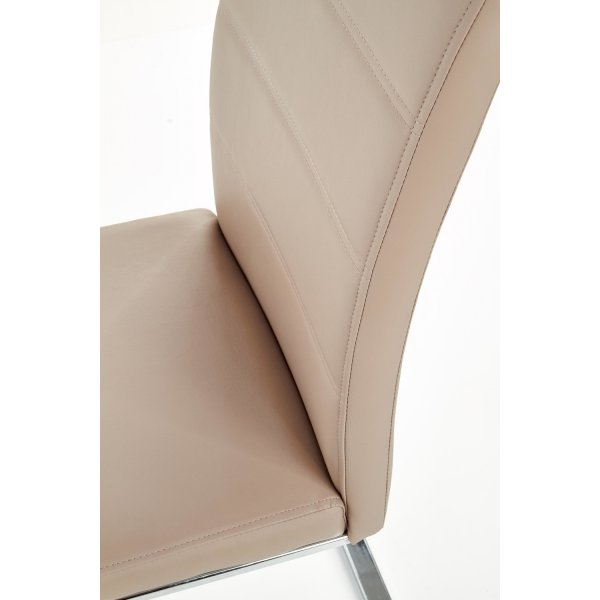 Chaise Encore - Cappuccino/chrome Chaise Encore - Cappuccino/chrome