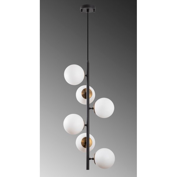 Plafonnier à facettes 10475 - Noir/antique/blanc Plafonnier à facettes 10475 - Noir/antique/blanc