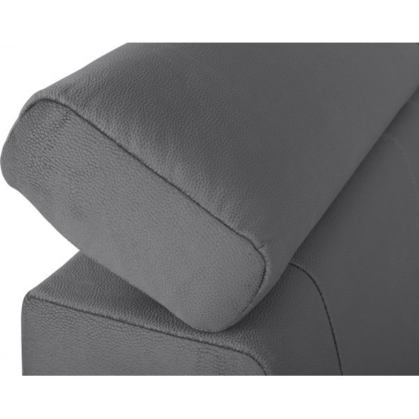 Canapé d\\\'angle Lone avec bout ouvert à droite - Gris Canapé d\\\'angle Lone avec bout ouvert à droite - Gris