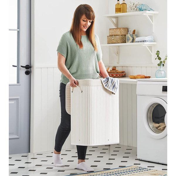 Carolin tvättkorg 72 l - Vit Carolin tvättkorg 72 l - Vit