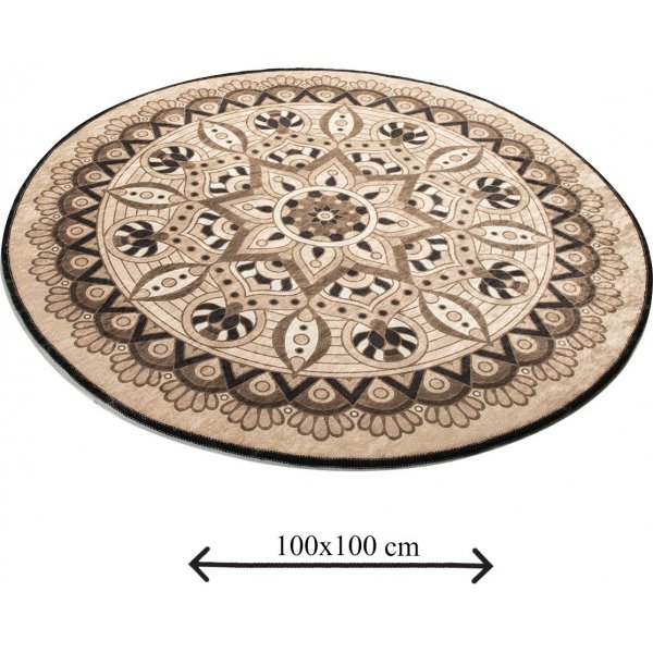 Mandala badkamerkleed - Beige Mandala badkamerkleed - Beige