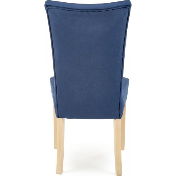 Chaise de salle à manger Vermont - Bleu/chêne Chaise de salle à manger Vermont - Bleu/chêne