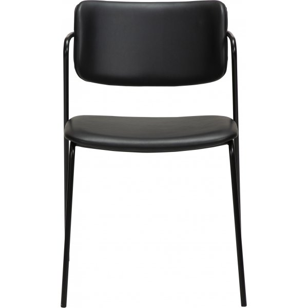 Chaise de salle  manger Zed - PU noir