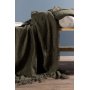 Stenen plaid 130x170 cm - Groen