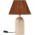 Riley bordslampa - Blank beige/brun - 37 cm