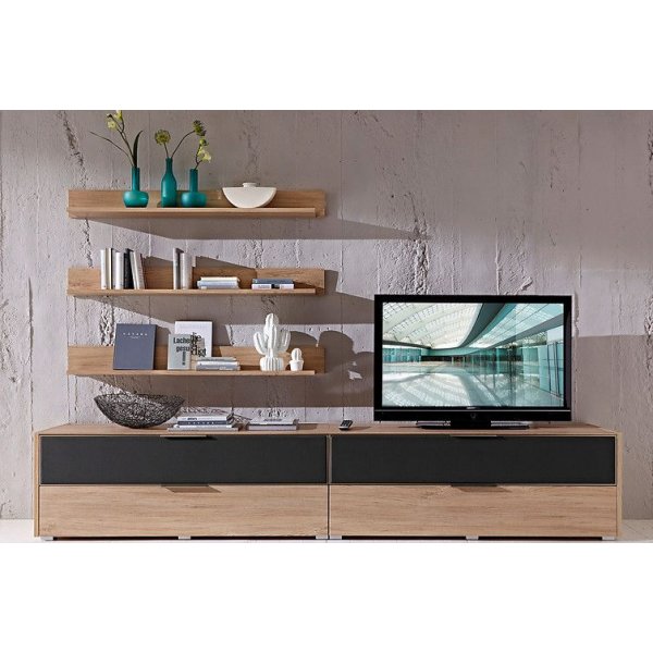 Desmond TV-bänk - Ek/antracit Desmond TV-bänk - Ek/antracit