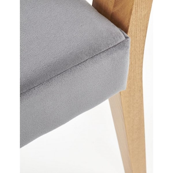 Chaise de salle à manger Daly - Chêne/gris Chaise de salle à manger Daly - Chêne/gris