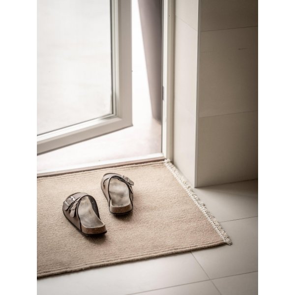 John wollen vloerkleed - Beige John wollen vloerkleed - Beige