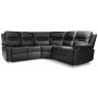 Mozart hrnsoffa (recliner) - Svart PU