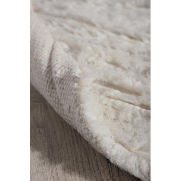 Yoko wollen vloerkleed - Wit Yoko wollen vloerkleed - Wit