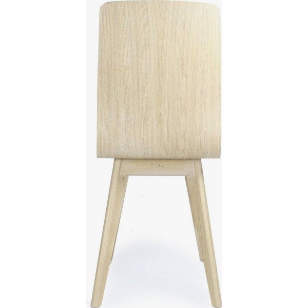 Chaise de salle  manger Cleo avec faade rembourre - Couleur du cadre et du revtement en option