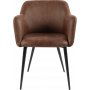 Fauteuil in bruin PU - Lamar