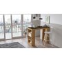 Style barbord 120 x 51,6 cm - Furu/svart