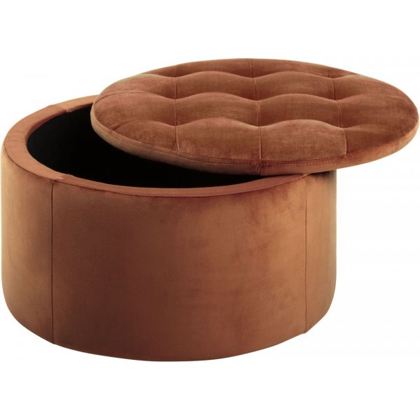 Retina Sittpuff - Koppar