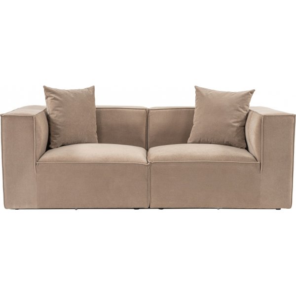Sora 2-sits soffa - Cappuccino Sora 2-sits soffa - Cappuccino