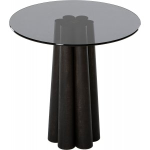 Table basse Thales 50 cm - Gris fonc/noir