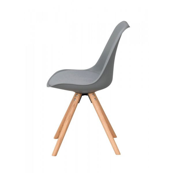 Melle stol - M�rkgr�/ek