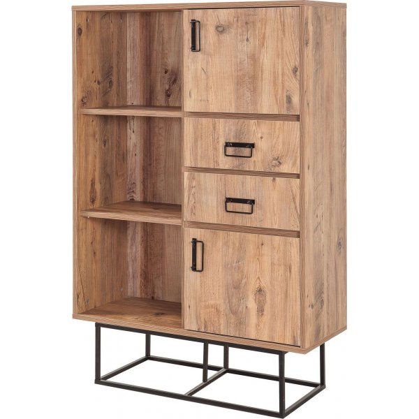 Quantum Taxon bokhylla - Furu/svart Quantum Taxon bokhylla - Furu/svart