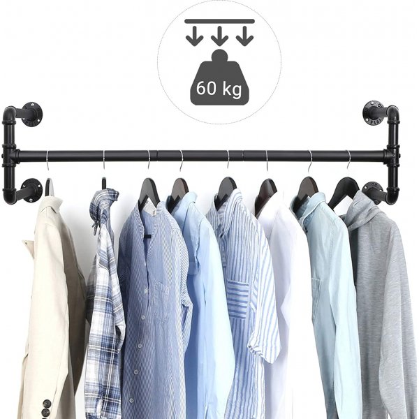 Tringle à vêtements Commander - Noir Tringle à vêtements Commander - Noir