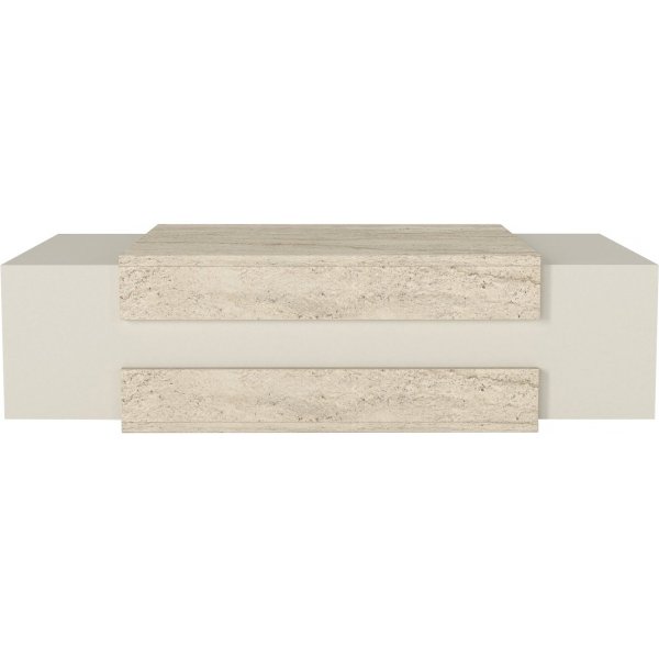 Table basse Nora - Travertin Table basse Nora - Travertin