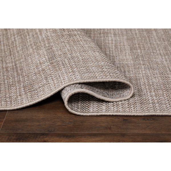 Capri platgeweven vloerkleed Linnen