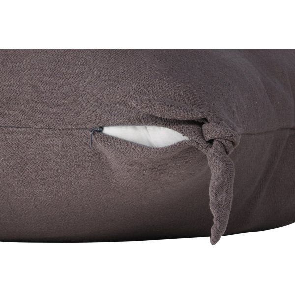 Nora kuddfodral 60 x 60 cm - Mörkgrå Nora kuddfodral 60 x 60 cm - Mörkgrå