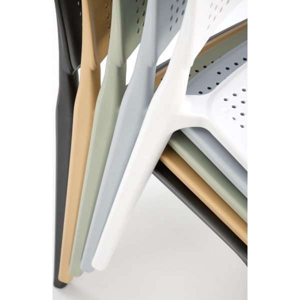 Chaise de salle  manger empilable Cadeira 514 - Bleu clair