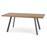 Sandie matbord med butterfly 140-180 cm - Ek/svart Sandie matbord med butterfly 140-180 cm - Ek/svart