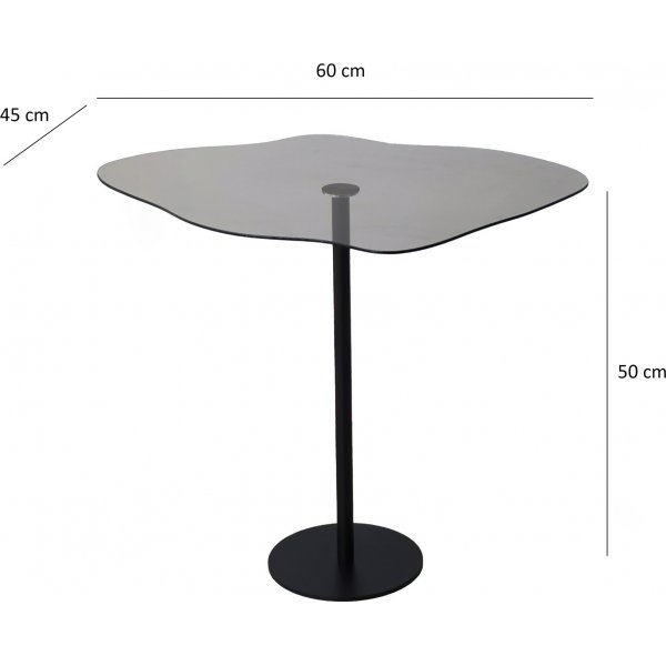 Table basse Dior 60 x 45 cm - Noir