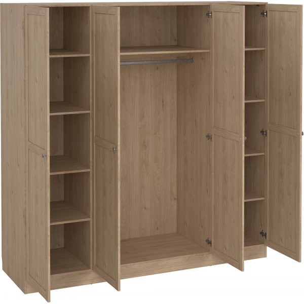 Armoire Billund à 4 portes - Hickory Armoire Billund à 4 portes - Hickory