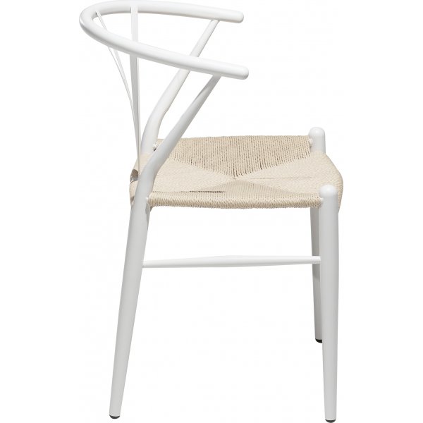 Fauteuil Delta - Blanc/beige Fauteuil Delta - Blanc/beige