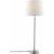 Lampe de table Kent - Blanc/chrome - 59 cm