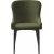 Chaise de salle  manger Boss en tissu boucl vert