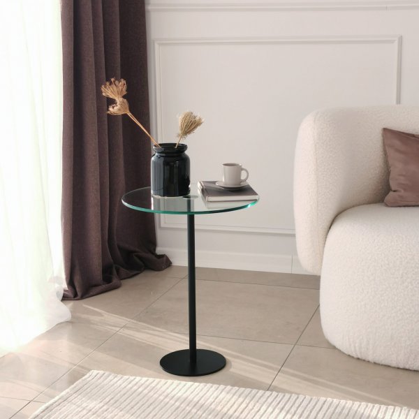 Table basse sociale Ø40 cm - Noir Table basse sociale Ø40 cm - Noir
