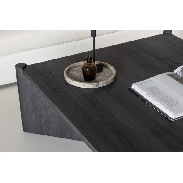 Table basse Rogaland 100 x 100 cm - Noir Table basse Rogaland 100 x 100 cm - Noir