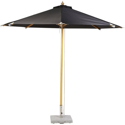 Naxos parasoll 300 cm - Svart