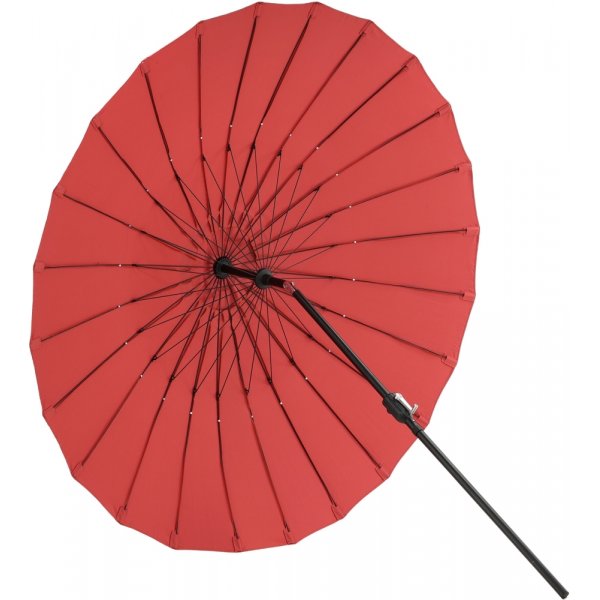 Palmetto parasoll - Svart/Röd Palmetto parasoll - Svart/Röd