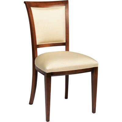 Alaina stol - Kastanjebrun/beige