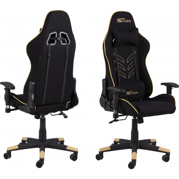 Alpha gamingstol - Svart/guld