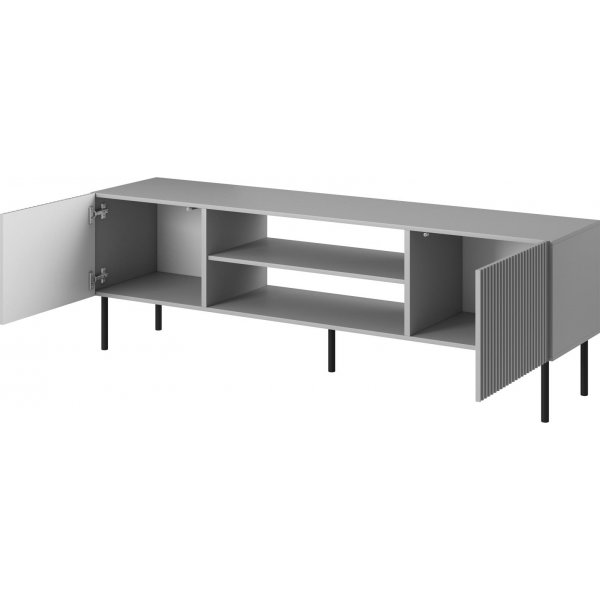 Banc mdia Asensio - Gris clair/noir