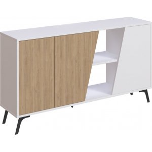 Buffet Fione 150 cm - Chne/blanc