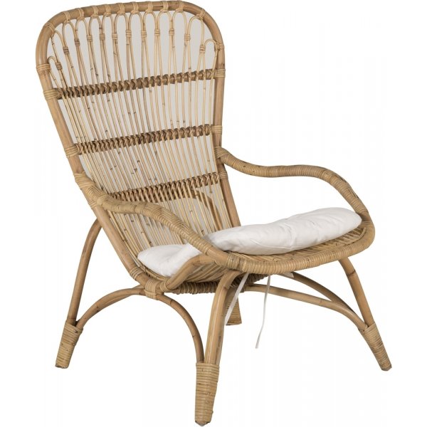 Fauteuil Ella - Nature/cru