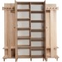 Garmanto hallmbel 180 cm - Sonoma ek/bild
