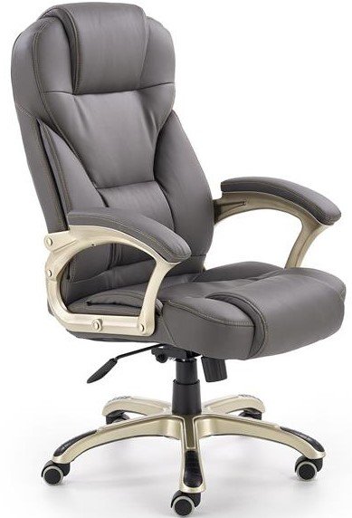 Brooke bureaustoel in grijs PU Brooke bureaustoel in grijs PU