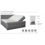 Sng med frvaring 180x200 cm - Gr