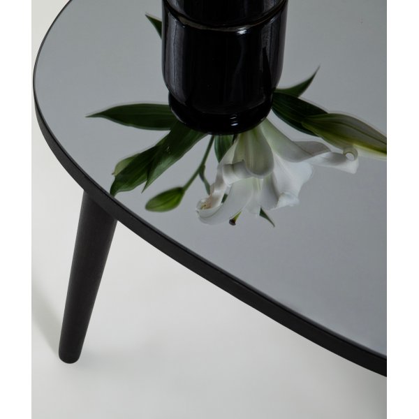 Table basse Gusto 75 x 55 cm - Noir/fumée Table basse Gusto 75 x 55 cm - Noir/fumée