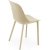 Chaise de salle  manger coquille, paquet de 2 - Beige